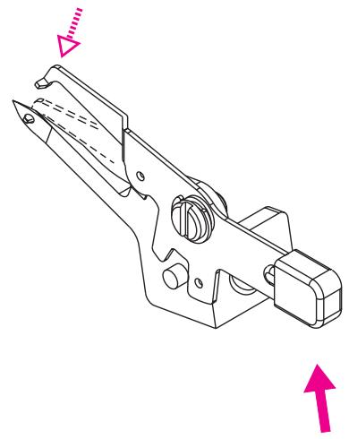 SINGER OVERLOCK PROFESSIONAL 5 - Reconversion en boucleur supérieur - 1