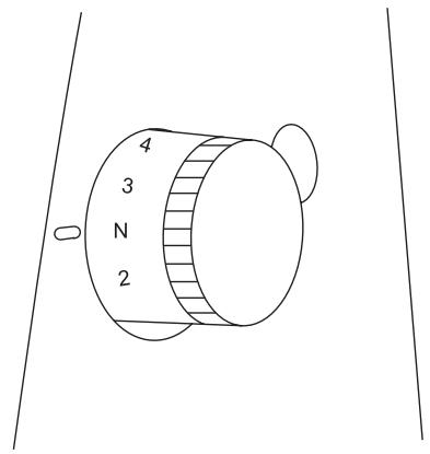 SINGER OVERLOCK PROFESSIONAL 5 - Réglage de la largeur à l'aide du bouton de réglage - 1