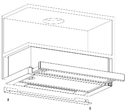 OCEANIC OCEAHT440R8 - Fixation à un meuble de cuisine - 4