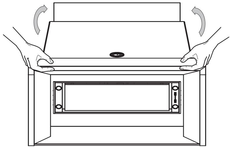 LACANCHE L2HM1200E - Préparation de la hotte : - 1