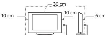 SONY KD55XE8505BAEP - Aufstellung auf dem Standfuß - 1