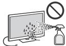 SONY KD55XE8505BAEP - Ekran yüseyi veya televizyon kasasinn kullanimi ve temizligi - 1