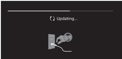 SONY KD55XE8505BAEP - Quando surge a mensagem [Está disponible uma nova atualização de software do Sistema de TV...]. - 1