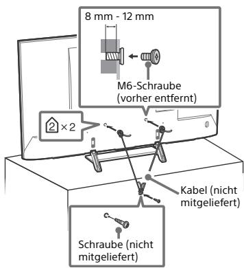 SONY KD55XE8505BAEP - Afmetingen (Ong.) (b× h× d) - 6