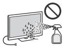 SONY KD55XE8505BAEP - Behandling og rengøring af tv'ets skærmoverflade og kabinet - 1
