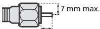 SONY KD55XE8505BAEP - Recommendation of F-type plug - 1