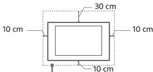 SONY KD55XE8505BAEP - Instalarea pe perete - 1