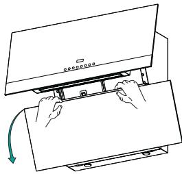 FRANKE SWING FSW 918 WH/XS B - Cleaning the inside of the Hood - 1