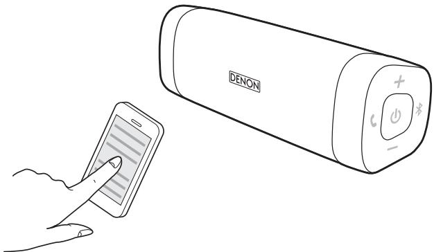 DENON DSB-250BT - Sélectionnez "Denon Envaya xxx" dans la liste des appareils affichés à l'écran de votre périphérique Bluetooth. - 1
