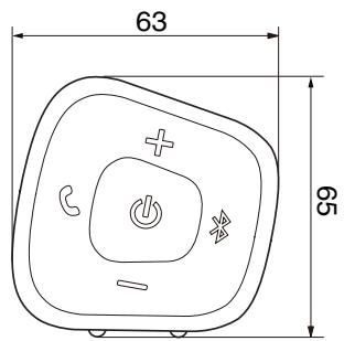 DENON DSB-250BT - Dimensions (Unité : mm) - 2