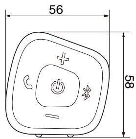 DENON DSB-250BT - Dimensions (Unité : mm) - 2