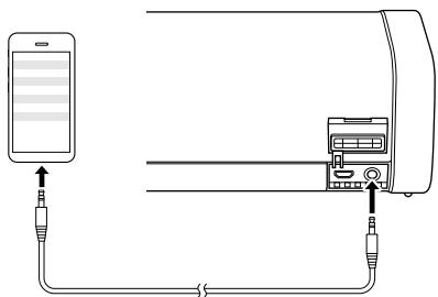 DENON DSB-250BT - Écouter de la musique avec une connexion filaire - 1
