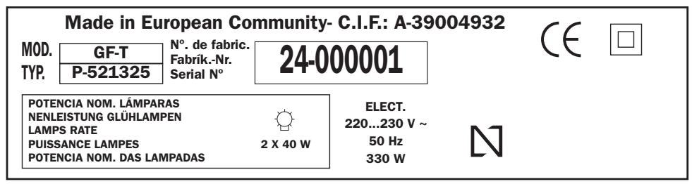 TEKA GFT - Technische Informationen - 1