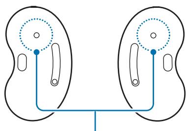 SAMSUNG GALAXY BUDS LIVE SM-R180 - Utiliser les commandes tactiles des mini-oreillettes - 1