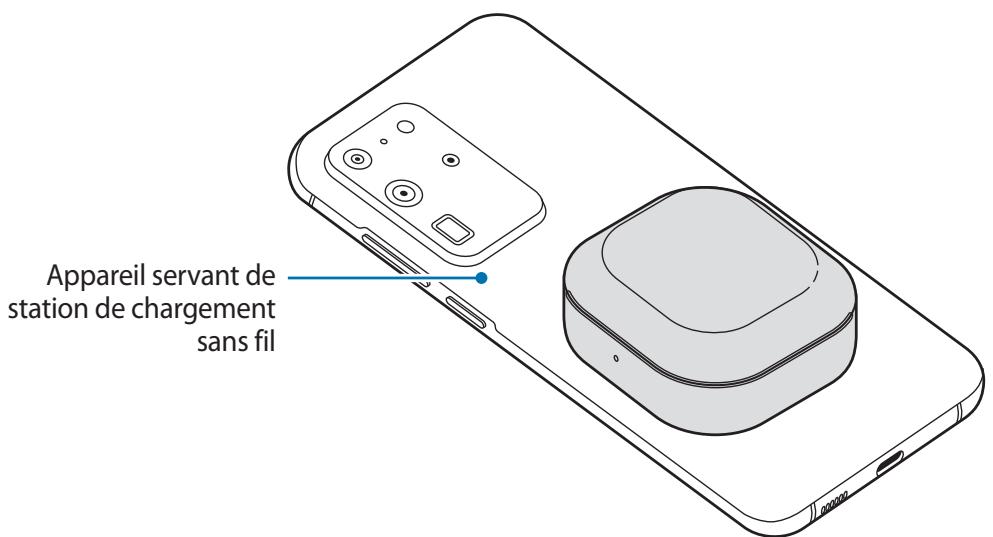 SAMSUNG GALAXY BUDS LIVE SM-R180 - Charger la batterie avec la fonction Wireless PowerShare - 2