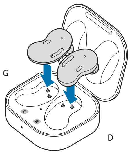 SAMSUNG GALAXY BUDS LIVE SM-R180 - Charger la batterie - 4