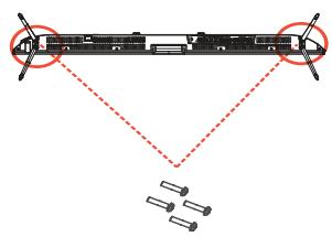 BRANDT B4304UHD - Assembler le pied - 3