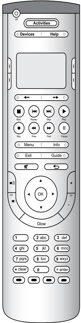 LOGITECH ALERT 700N - Boutons de votre télécommande harmony 515 - 1