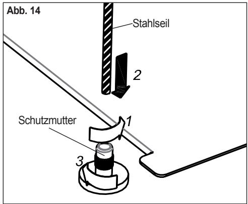 ORANIER SANTINA - Stahlseile am Haubenkörper einhängen - 1