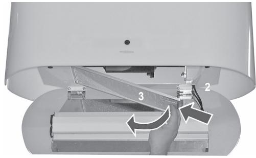 ORANIER SANTINA - Abnehmen des Metallfettfilters - 2