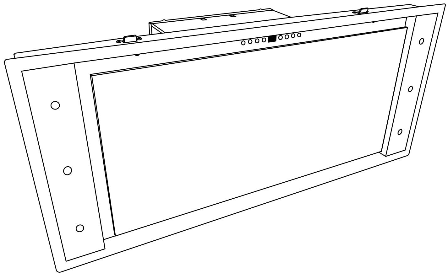 ROBLIN AQUA SLIM 1000 - HOTTE de PLAFOND - 1