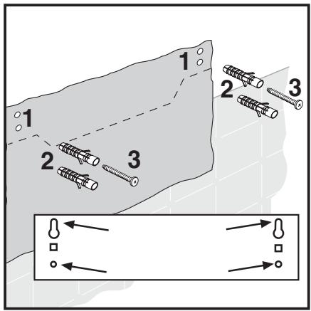 BOSCH DHU665EL - Fijación a la pared - 1