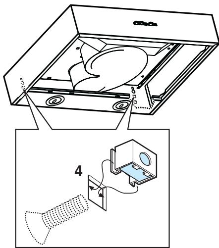 BOSCH DHU665EL - Fissaggio ad una parete - 4