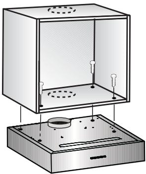 BOSCH DHU665EL - Installation underett koksskap - 1