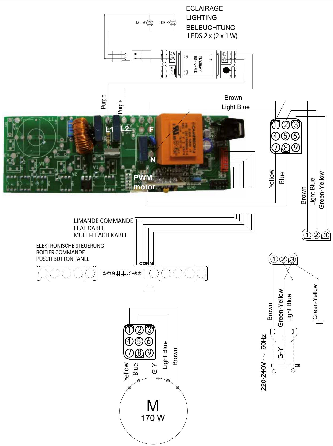 ROBLIN STELLA 900 - WANNEER EEN ELEKTRISCH ONDERDEEL BESCHADIGD RAAKT, MAG DIT ALLEEN WORDEN VERVANGEN DOOR EEN DOOR DE FABRIKANT ERKEND REPARATIEATELIER, AANGEZIEN SPECIALAAL GEREEDSCHAP IS VEREIST - 14