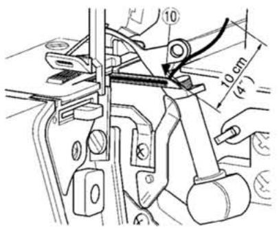 SINGER 14SH754 - 2) Enfilage du boucleur inférieur - 9