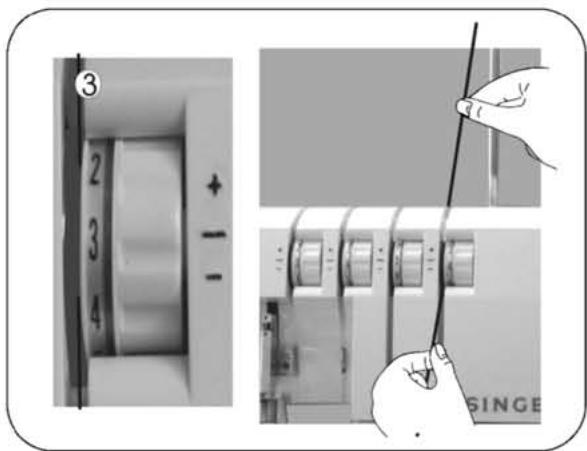 SINGER 14SH754 - 2) Enfilage du boucleur inférieur - 4