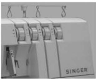 SINGER 14SH754 - 12.COMMENT CHANGER DE FILS EN LES NOUANT - 4