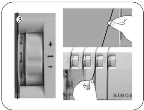 SINGER 14SH754 - Enfilage correct de la machine - 6