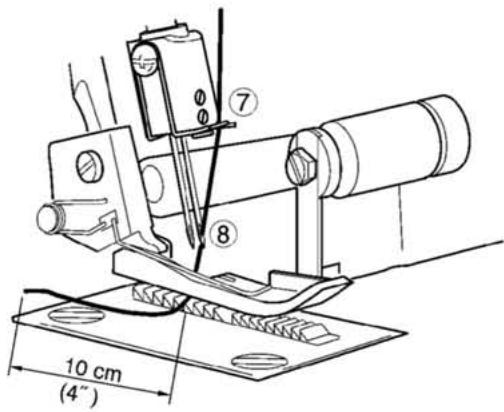 SINGER 14SH754 - 3) Enfilage de l'iguille droite (Verte) - 5