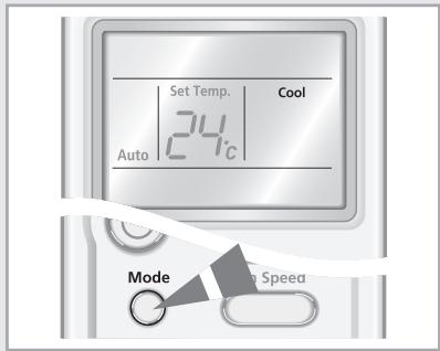 SAMSUNG AQV18VBGN - Sélection du mode Réfrigération - 2