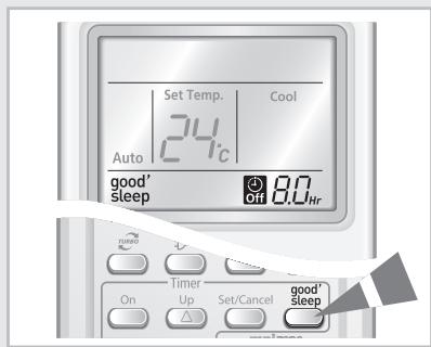 SAMSUNG AQV18VBGN - Sélection du Mode good'sleep - 3
