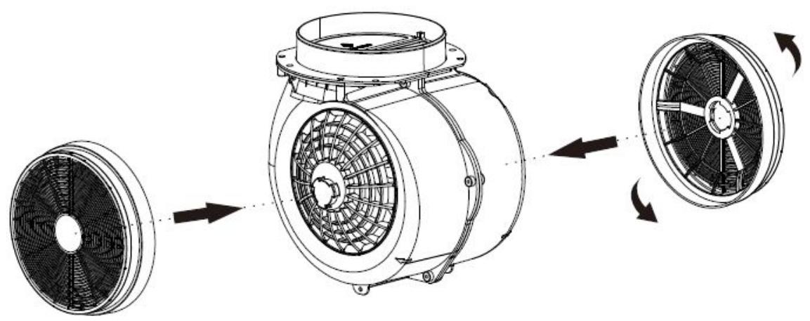 SCHNEIDER SCHBD6650 - Installation et retrait du filtré à charbon ACTIF - 1