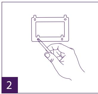 PHILIPS WELCOMEEYE CAM - Montaż ekranu głównego lub dodatkowego - 2