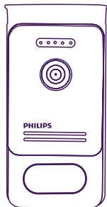 PHILIPS WELCOMEEYE CAM - CONTEÚDO DO KIT - 3