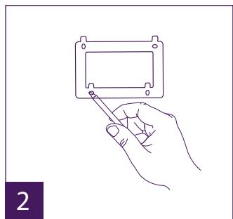 PHILIPS WELCOMEEYE CAM - Installation des Haupt- oder Zusatzmonitors - 2