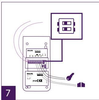 PHILIPS WELCOMEEYE CAM - Installing the main or additional intercom panel - 7