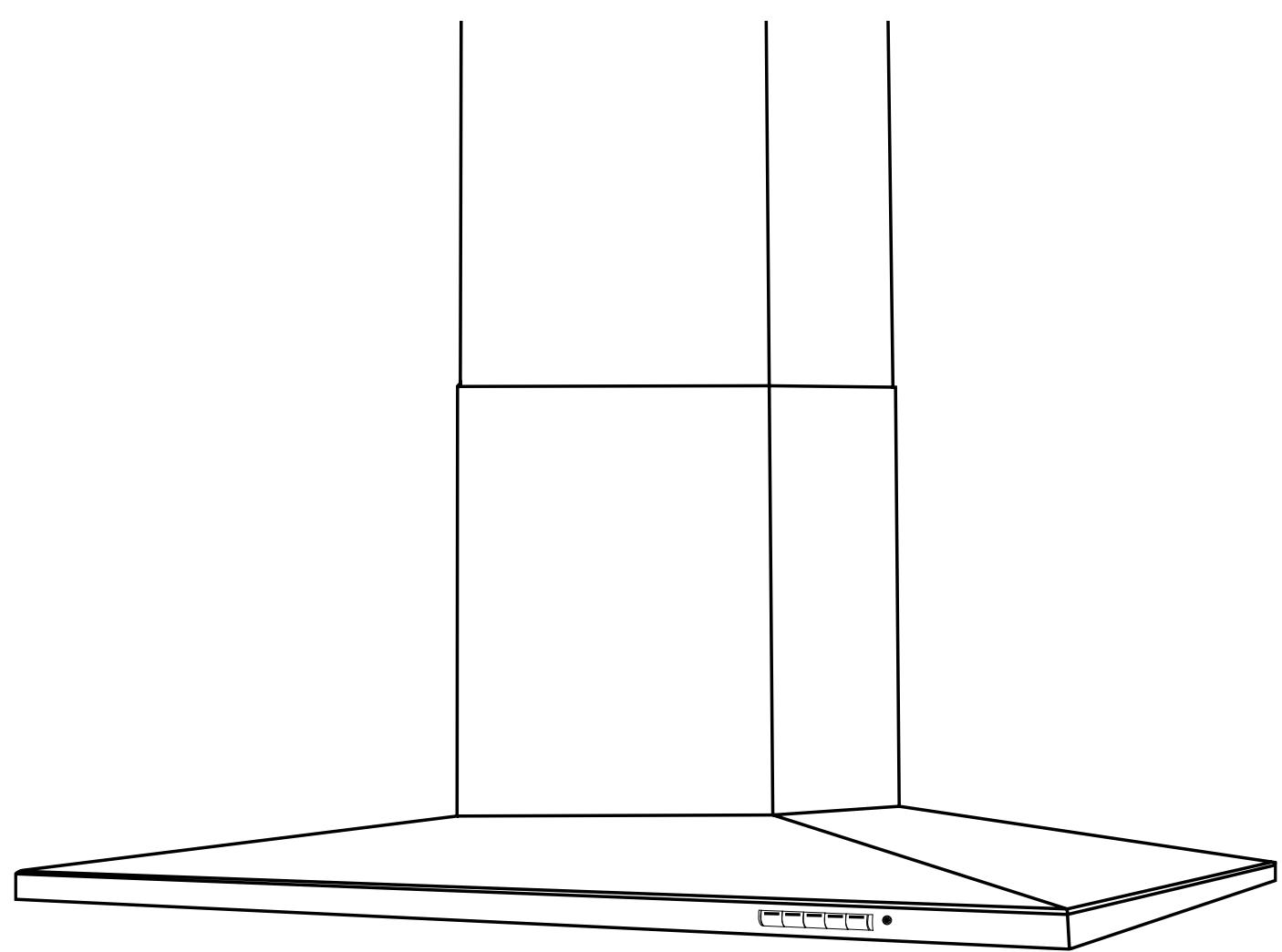 ROBLIN IRIS 900 - HOTTE MURALE - 1