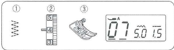 JANOME JEAN ET STRETCH - Changer la longueur du point - 3