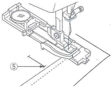 JANOME JEAN ET STRETCH - Fixation des élastiques - 7