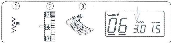 JANOME JEAN ET STRETCH - Changer la longueur du point - 1