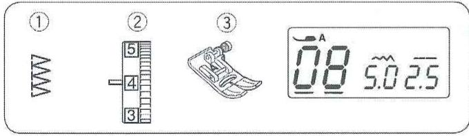 JANOME JEAN ET STRETCH - Changer la longueur du point - 5