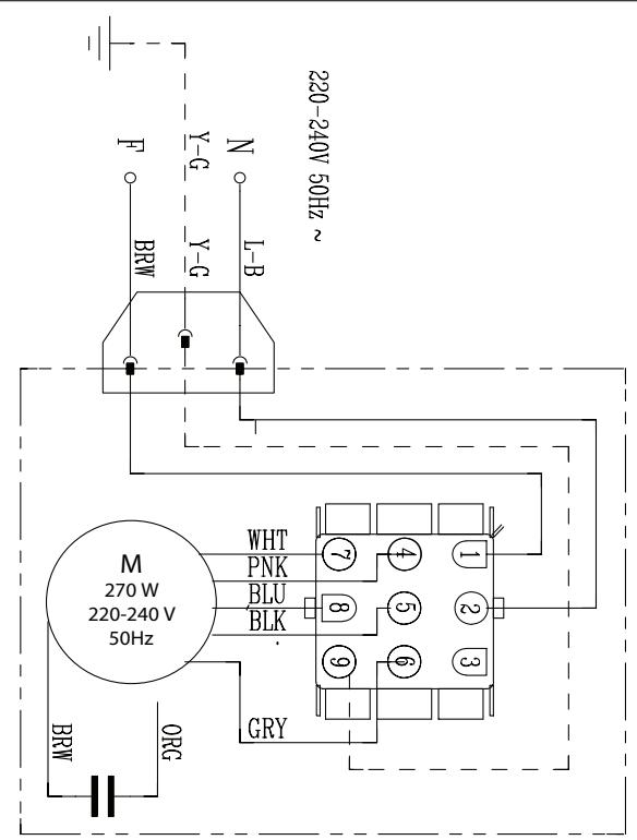 ROBLIN MINERALE INCLINEE 800 - WANNEER EEN ELEKTRISCH ONDERDEEL BESCHADIGD RAAKT, MAG DIT ALLEEN WORDEN VERVANGEN DOOR EEN DOOR DE FABRIKANT ERKEND REPARATIEATELIER, AANGEZIEN SPECIALAAL GEREEDSCHAP IS VEREIST - 2