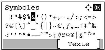 KYOCERA P6035CDN - Saisie de caractères - 5