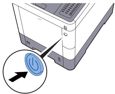 KYOCERA P6035CDN - Mettre la machine sous tension. - 1