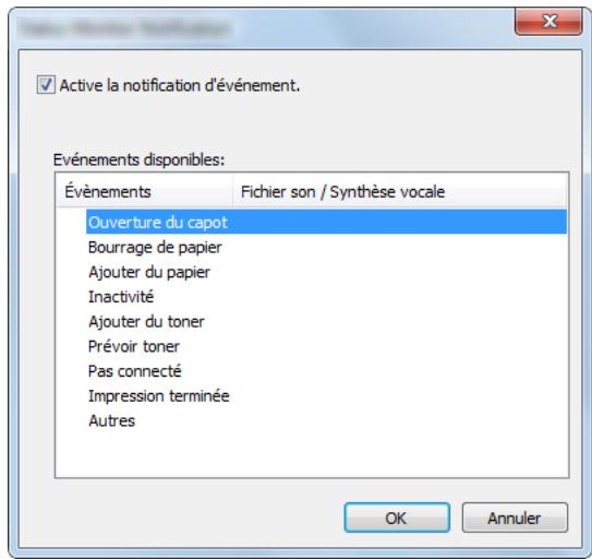 KYOCERA P6035CDN - Paramètres de notification de Status Monitor - 1